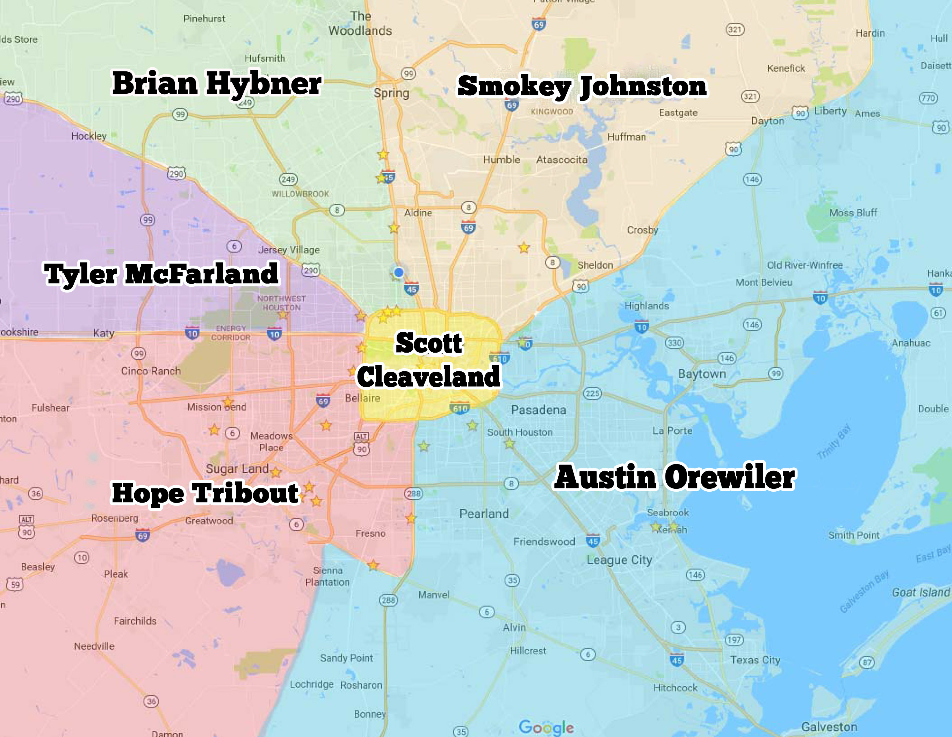 Houston Sales Map