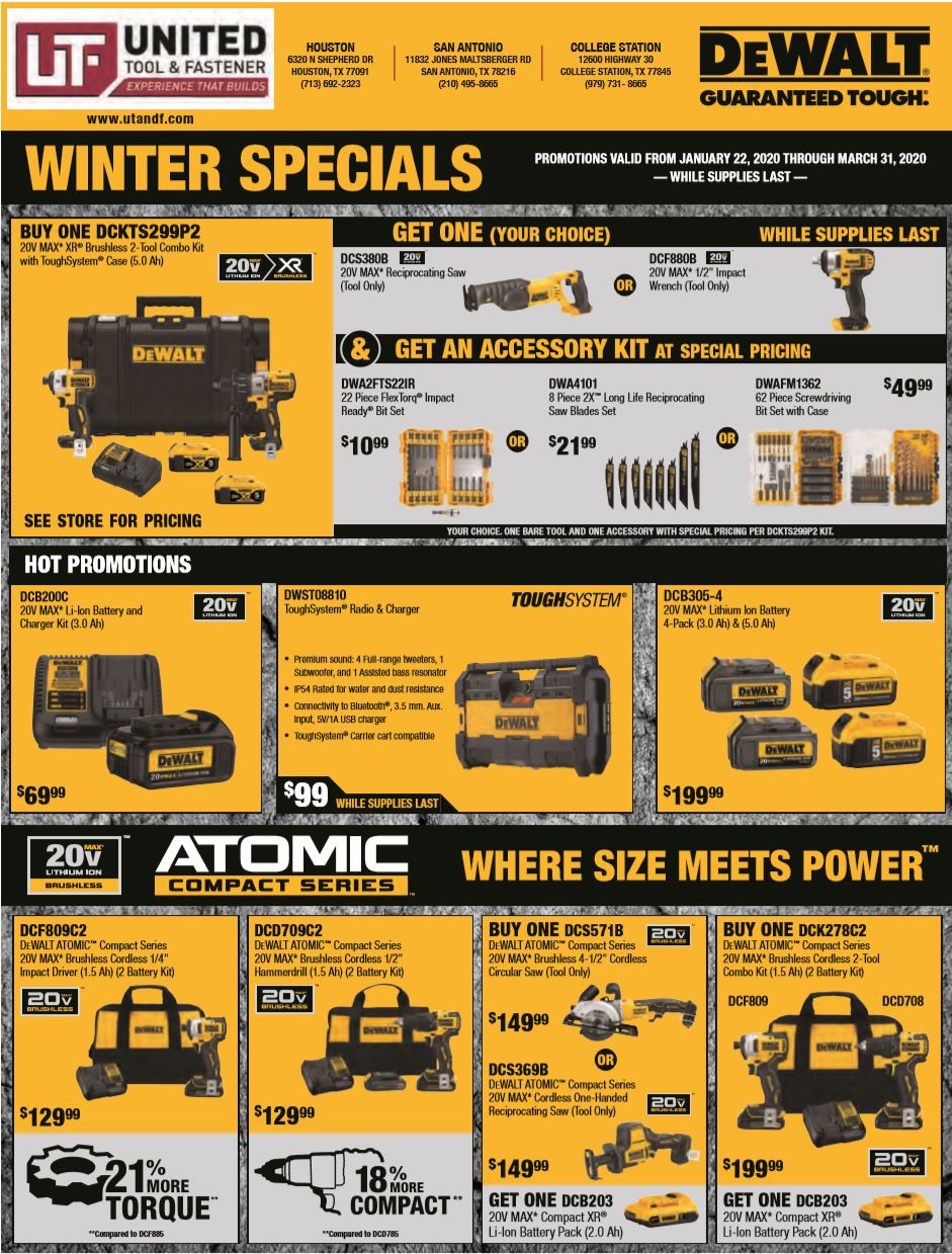 DeWalt Electrical Flyer