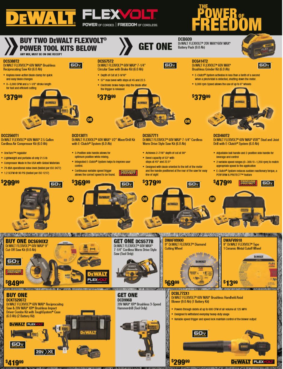 DeWalt Electrical Flyer