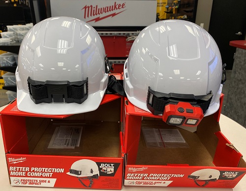 Milwaukee safety helmet
